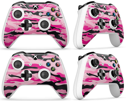 giZmoZ n gadgetZ Xbox One S Pink Camo Controller Skin Decal Sticker