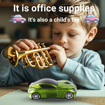 elec Space Wireless Car-Shape Mouse - 2.4G, 1600 DPI, LED Headlights, Green