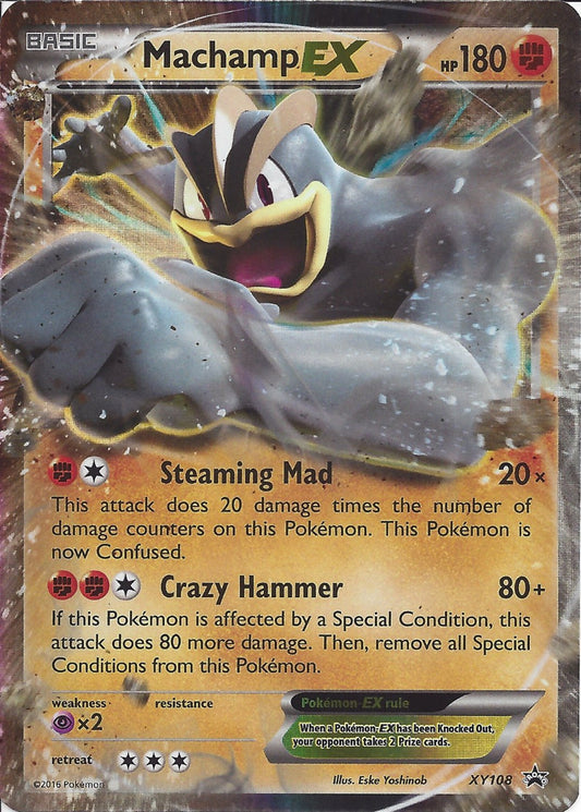 Pokemon Machamp EX - XY108 Holo Card - Multicoloured - XY Black Star Promos
