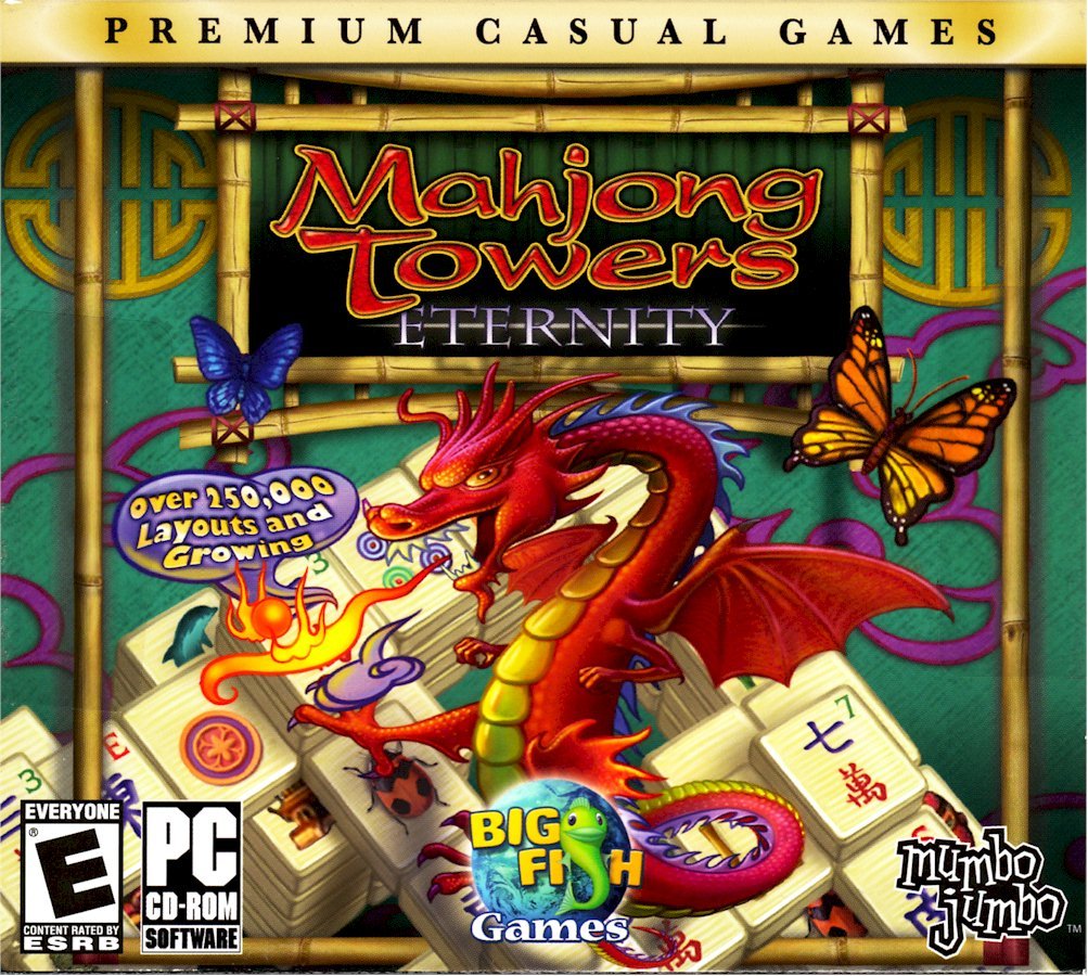 Mumbo Jumbo Mahjong Towers Eternity - PC Game, Model 23545, Classic Puzzle Adventure