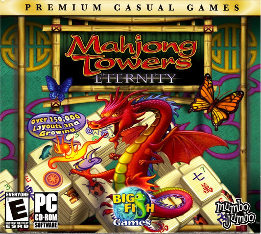 Mumbo Jumbo Mahjong Towers Eternity - PC Game, Model 23545, Classic Puzzle Adventure