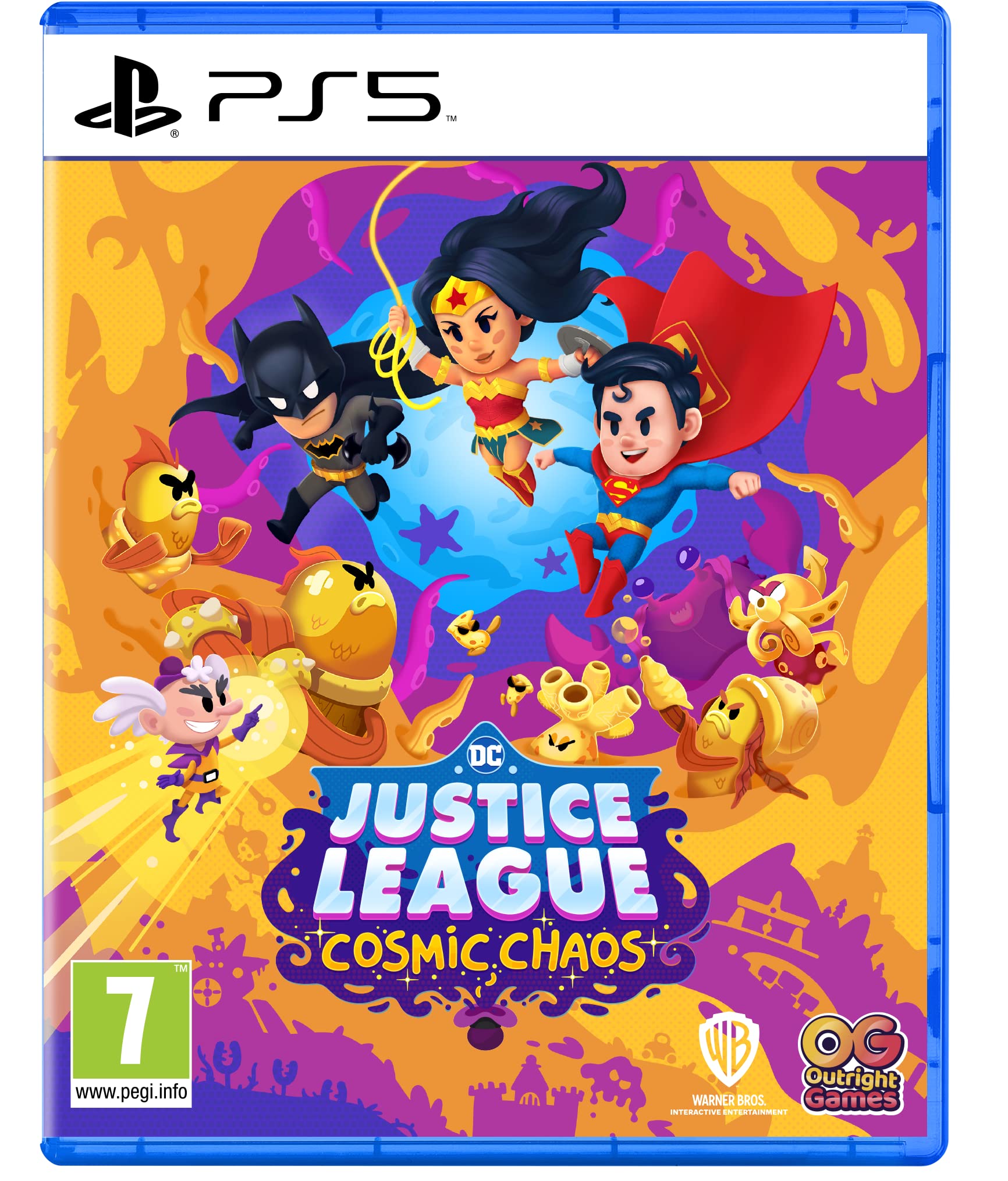 Outright Games DC Justice League: Cosmic Chaos for PS5 - Action-Adventure Game, Model 5060528038607