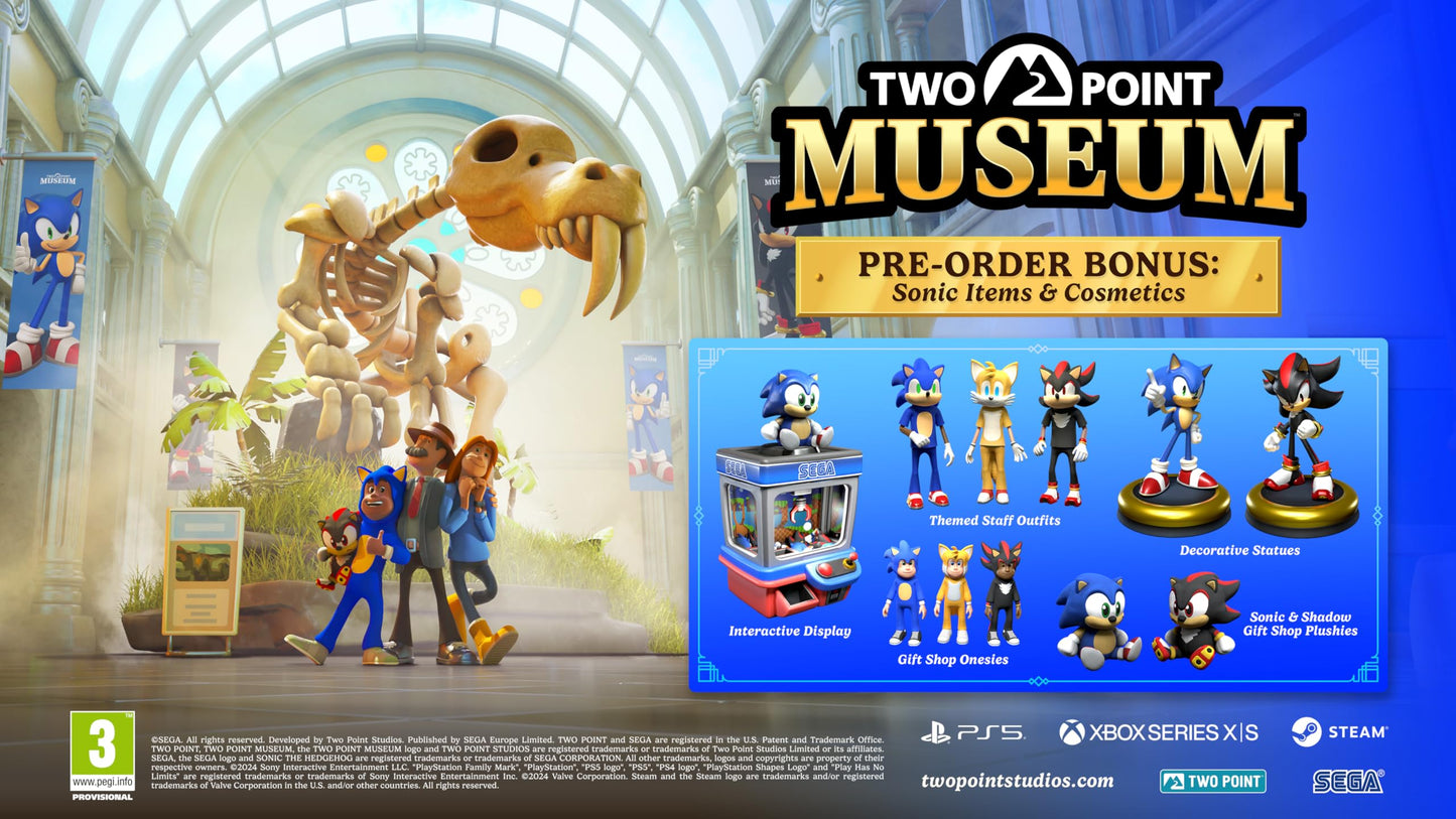 SEGA Two Point Museum: Explorer Edition for PlayStation 5 - Engaging Gameplay Experience