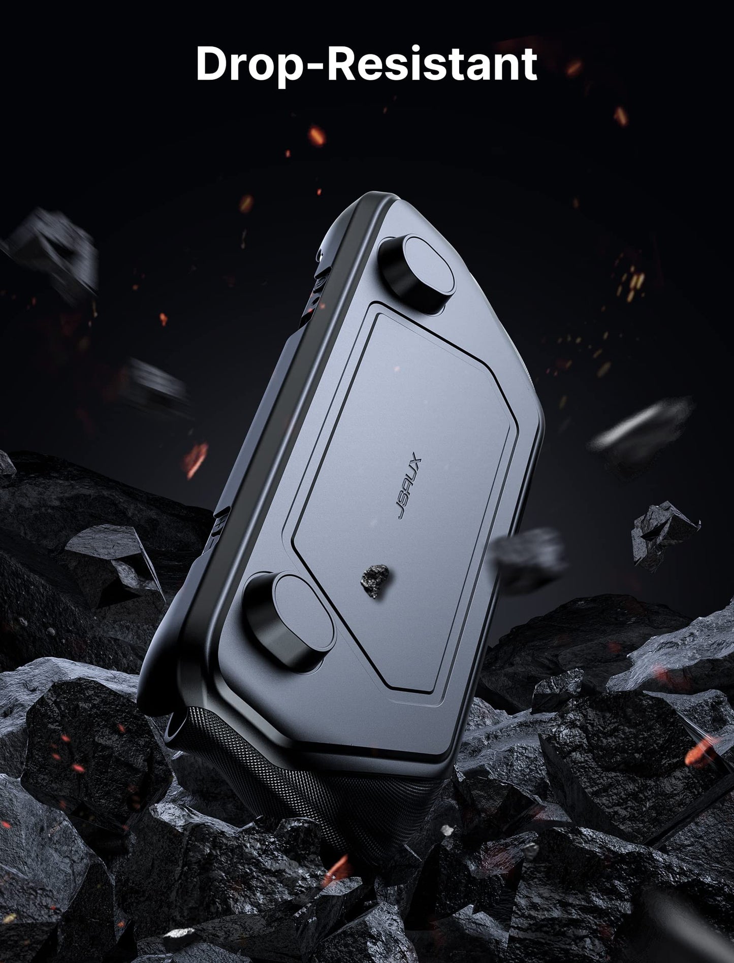 JSAUX ModCase for Steam Deck OLED, Model PC0104, Includes Protective Case, Face Cover, Cooling Fan, Fits Steam Deck, Cooler Set