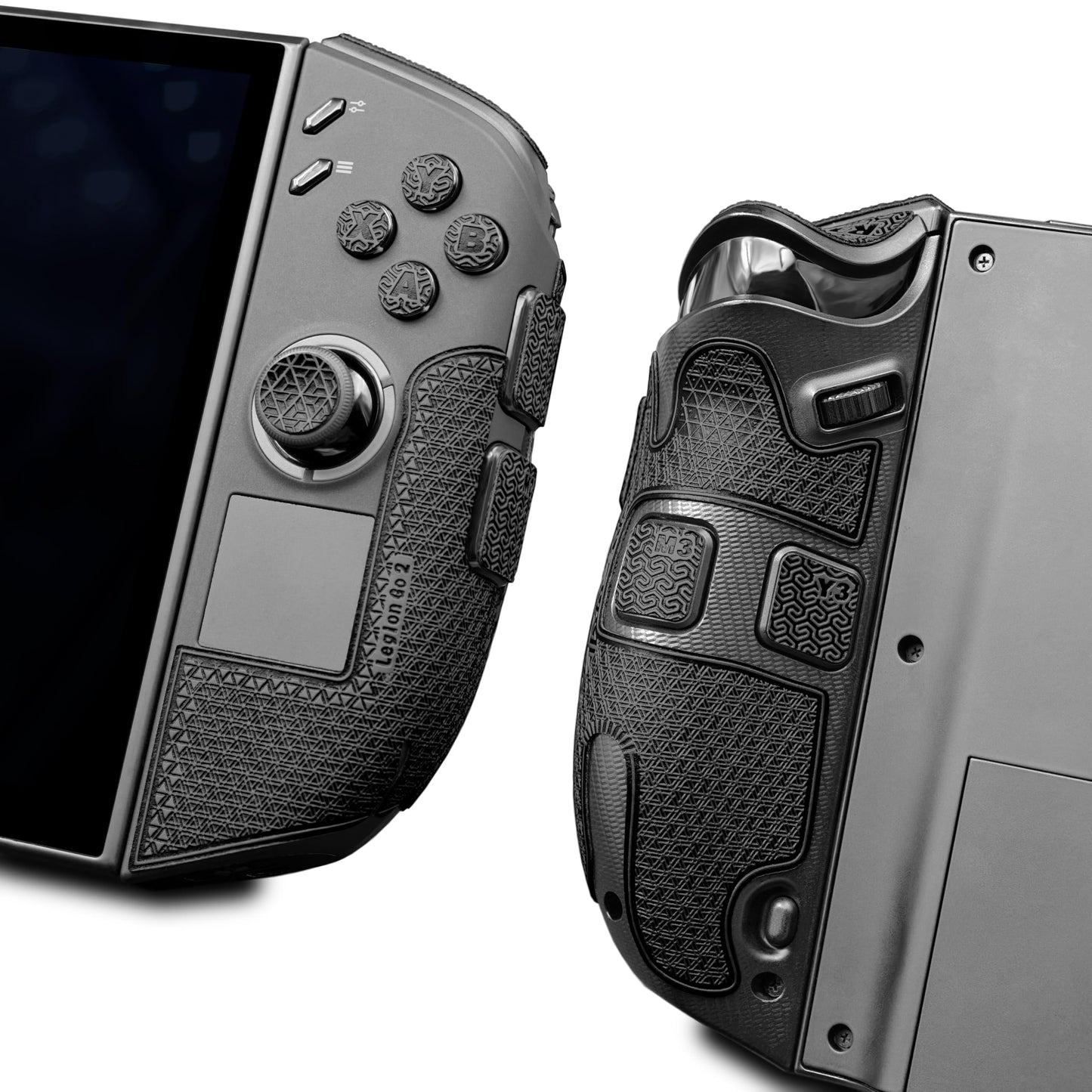Luck&Link Controller Grip For Legion Go 2  Textured Skin kit Anti-Skid Sweat-Absorbent Controllers Handle Grips  Buttons Triggers D-pad (Ultra - Obsidian Black)