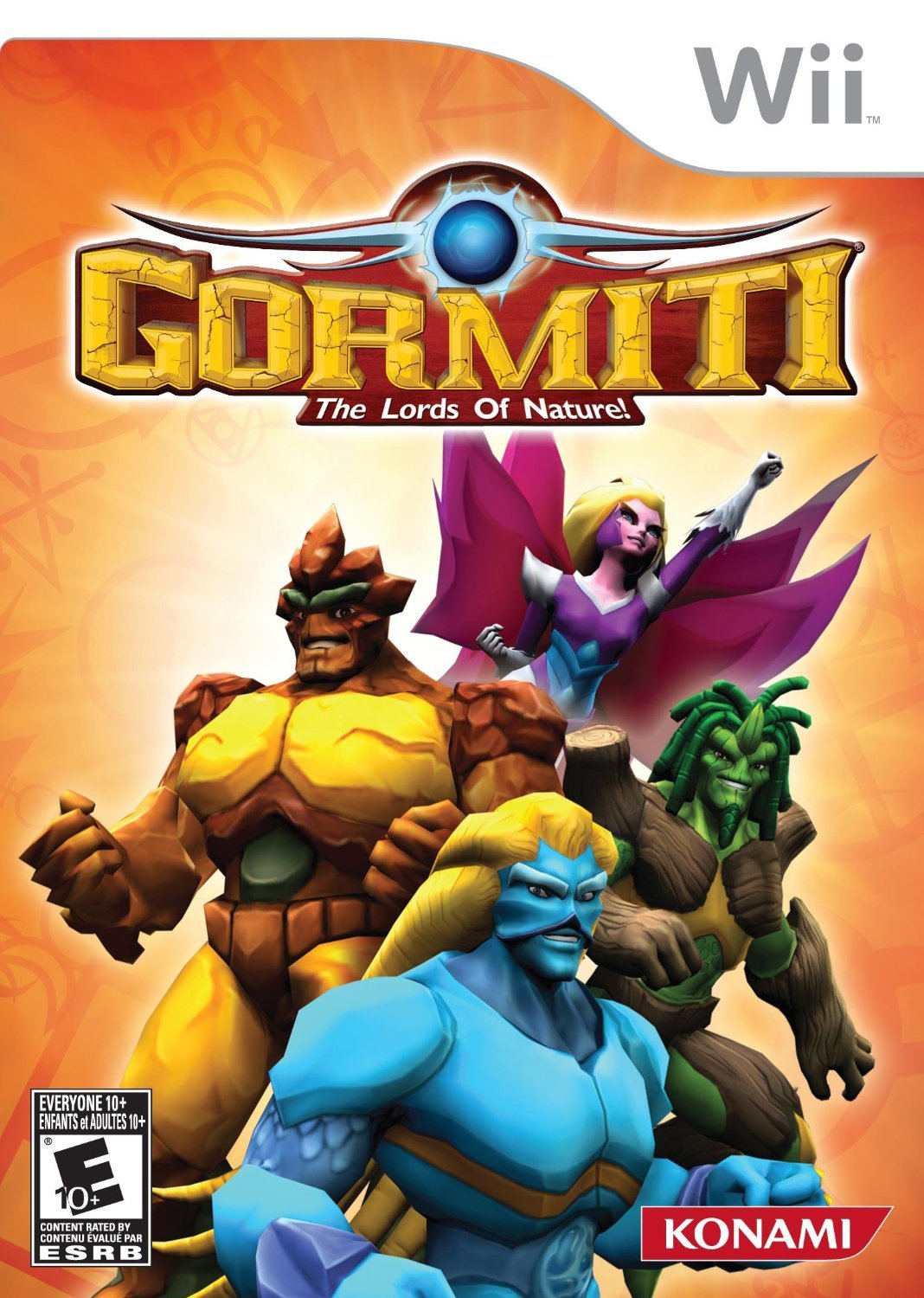 Konami Gormiti: The Lords of Nature! - Nintendo Wii Game, Model 40112, Family-Friendly Adventure