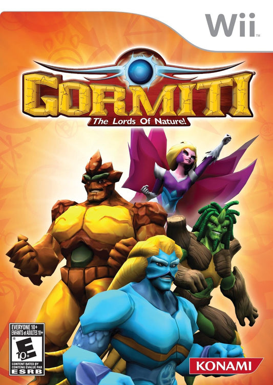 Konami Gormiti: The Lords of Nature! - Nintendo Wii Game, Model 40112, Family-Friendly Adventure