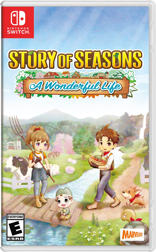 XSEED Games Story of Seasons: A Wonderful Life - Nintendo Switch, Model 82388