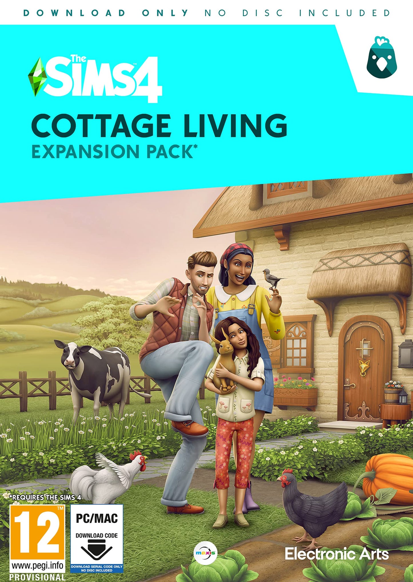 The Sims 4 Cottage Living (EP11) Expansion Pack PCWin |VideoGame |Code in a box |English