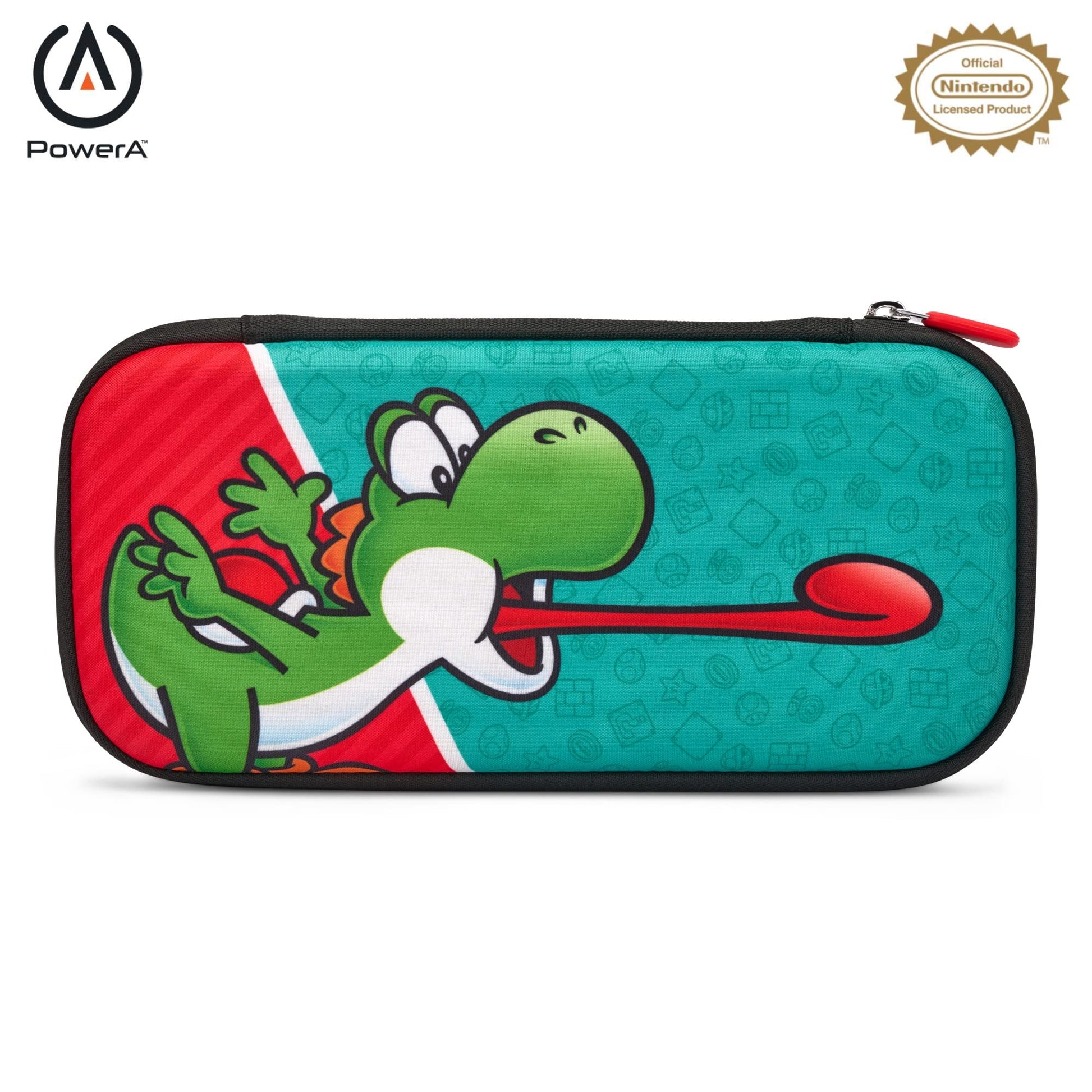 PowerA Slim Case for Nintendo Switch - Go Yoshi, Protective Nylon Storage, Model NSCS0088-01