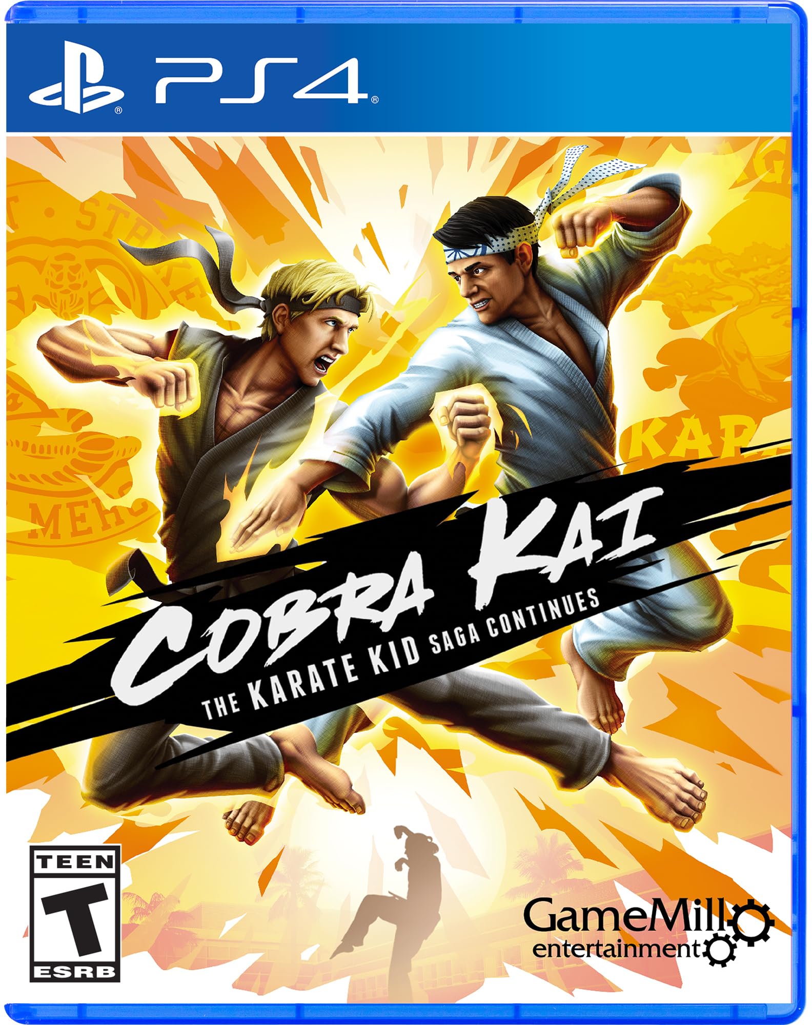 Game Mill Cobra Kai Karate Kid Saga - PS4 Game for PlayStation 4 - Model 856131008251