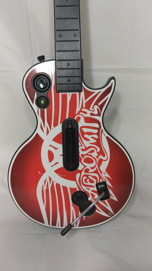 Xbox 360 Wireless Guitar Hero Aerosmith Controller - Black