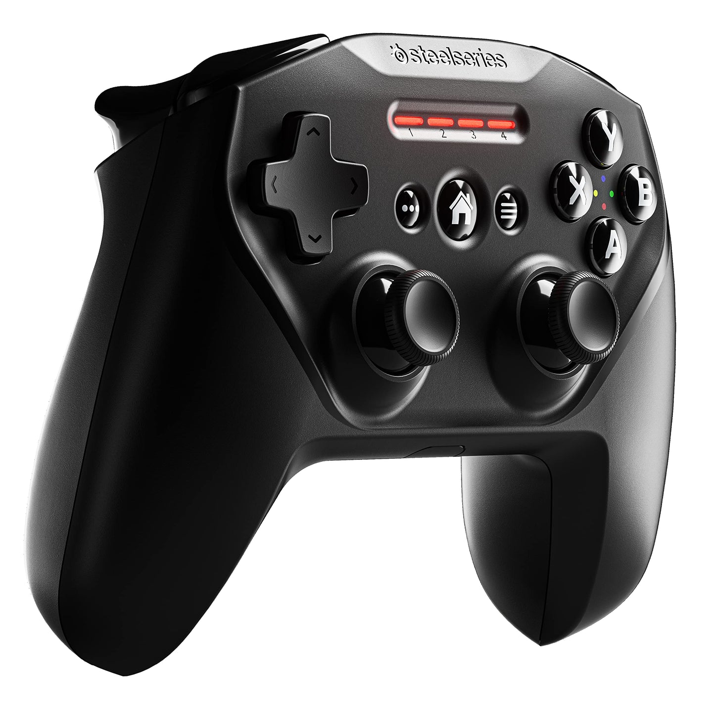 SteelSeries Nimbus+ Mobile Gaming Controller - Bluetooth, 50+ Hour Battery Life, iPhone Mount, Black, Model 69089
