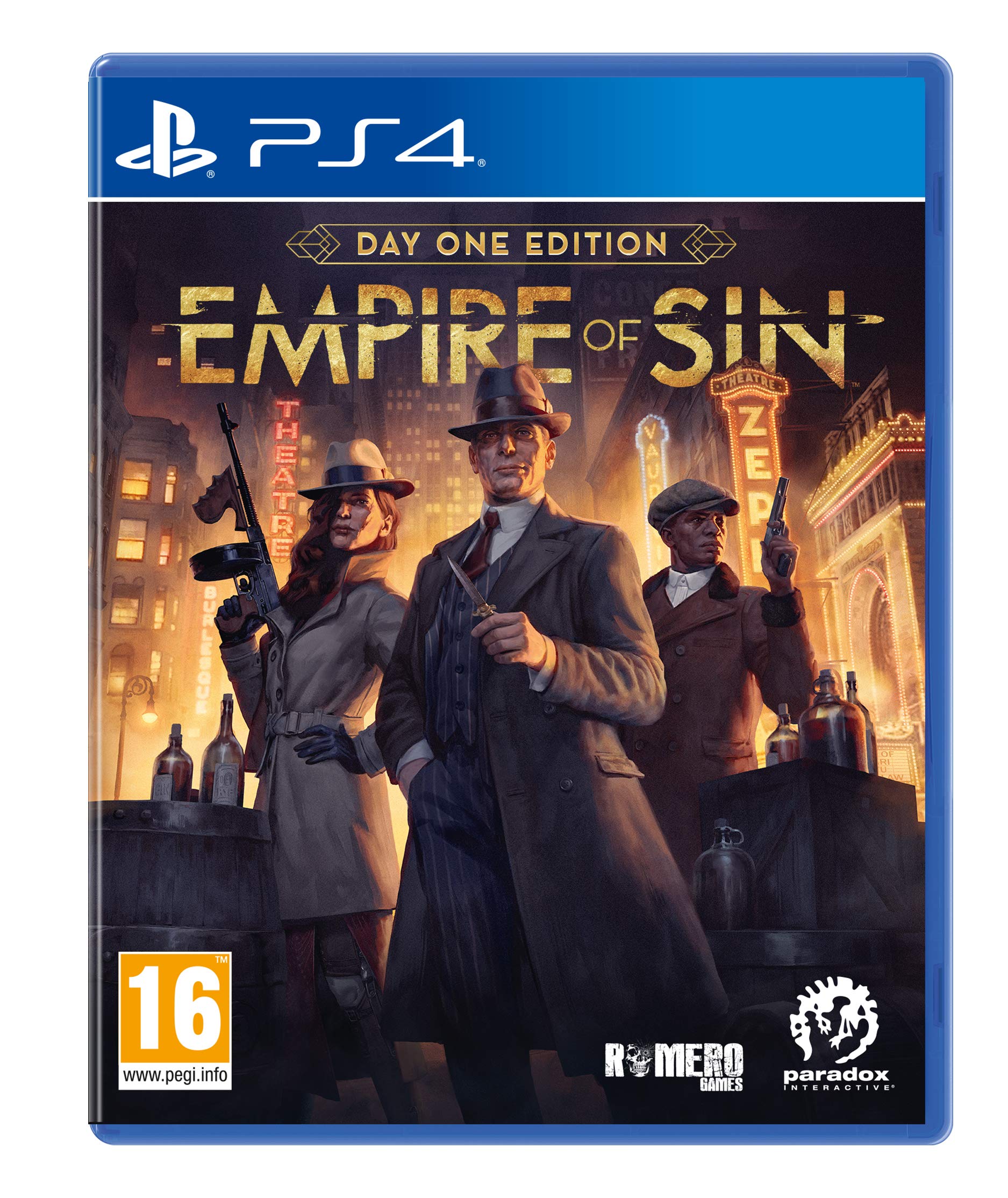 PlayStation Empire Of Sin Game for PS4 - Model PARA09.UK.22ST