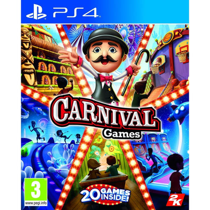2K Carnival Games (PS4) - Fun Family Game, Model PS4425384, Engaging Multiplayer Experience