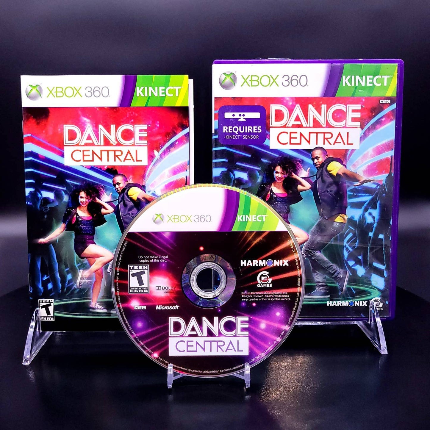 Microsoft Dance Central Game for Xbox 360 - Medium Size - Red - Model 885370283174