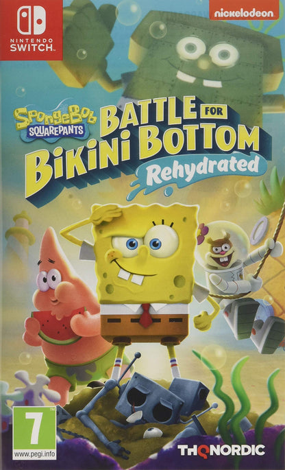 THQ Nordic Spongebob SquarePants: Battle for Bikini Bottom - Rehydrated (Nintendo Switch) - Model 9120080074461 - Misc Color