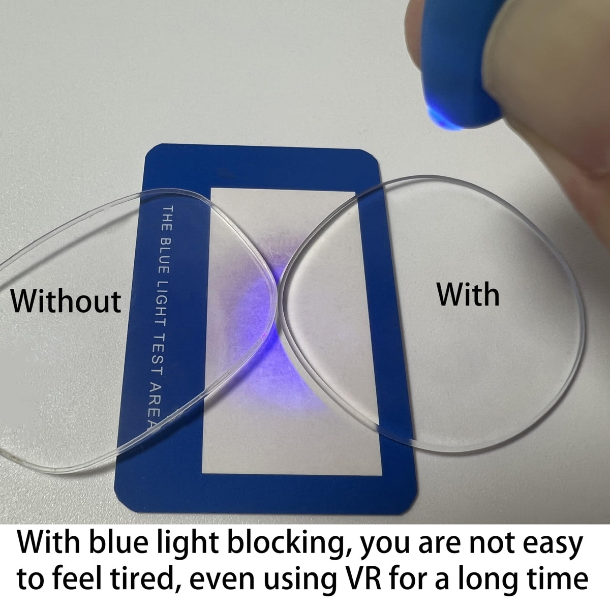 IOOIOO Lens Insert for Meta Quest 3/2 - Blue Light Blocking, Nearsighted SPH -1.75, Magnetic Removal, Right or Left Eye
