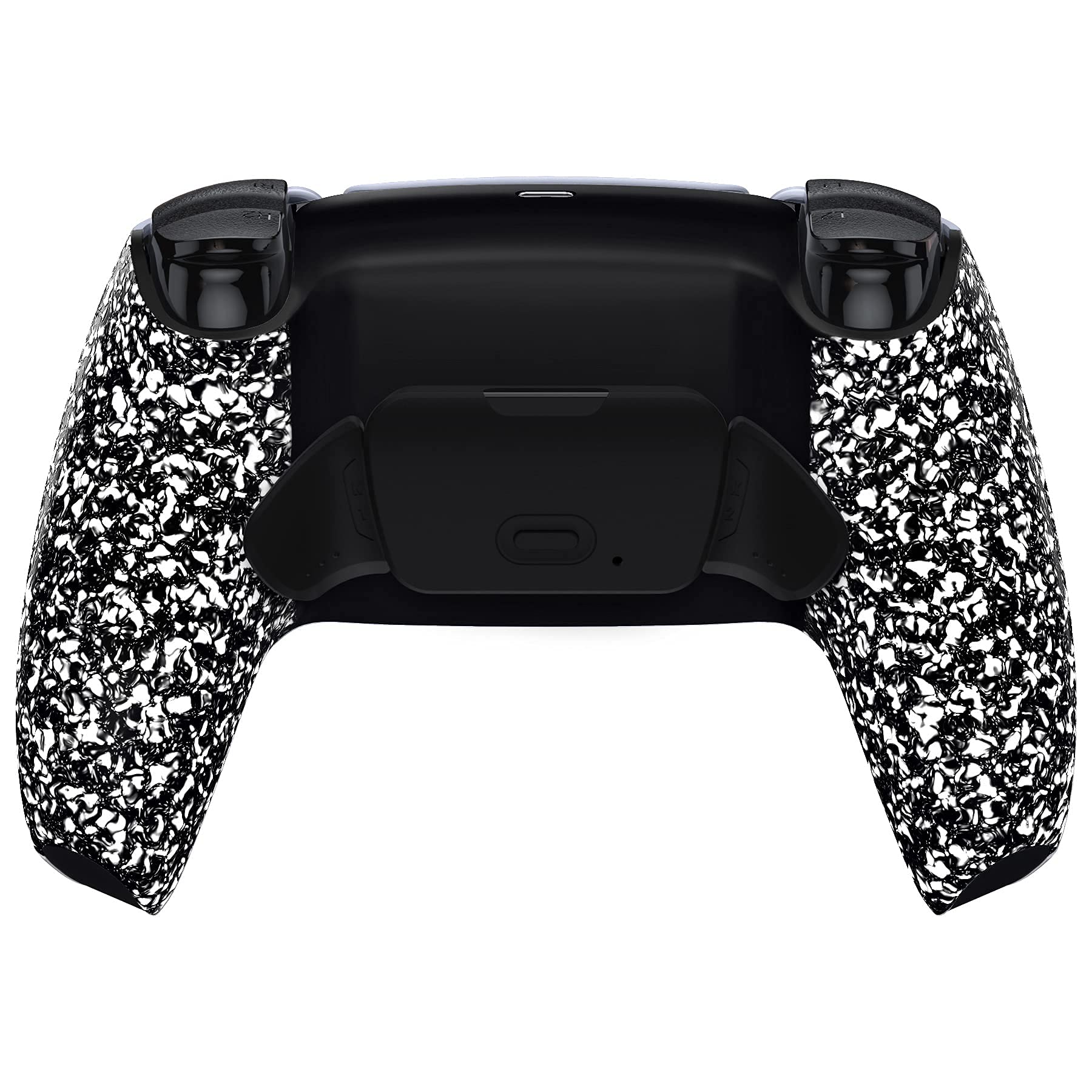 eXtremeRate Textured White Back Paddles Programable Rise 2.0 Remap Kit for PS5 Controller BDM-010 020  Upgrade Board & Redesigned Back Shell & Back Buttons Set for PS5 Controller - Without Controller