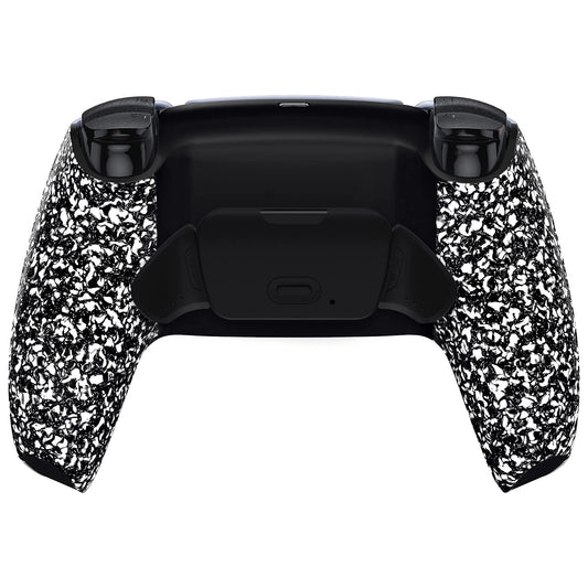 eXtremeRate Textured White Back Paddles Programable Rise 2.0 Remap Kit for PS5 Controller BDM-010 020  Upgrade Board & Redesigned Back Shell & Back Buttons Set for PS5 Controller - Without Controller