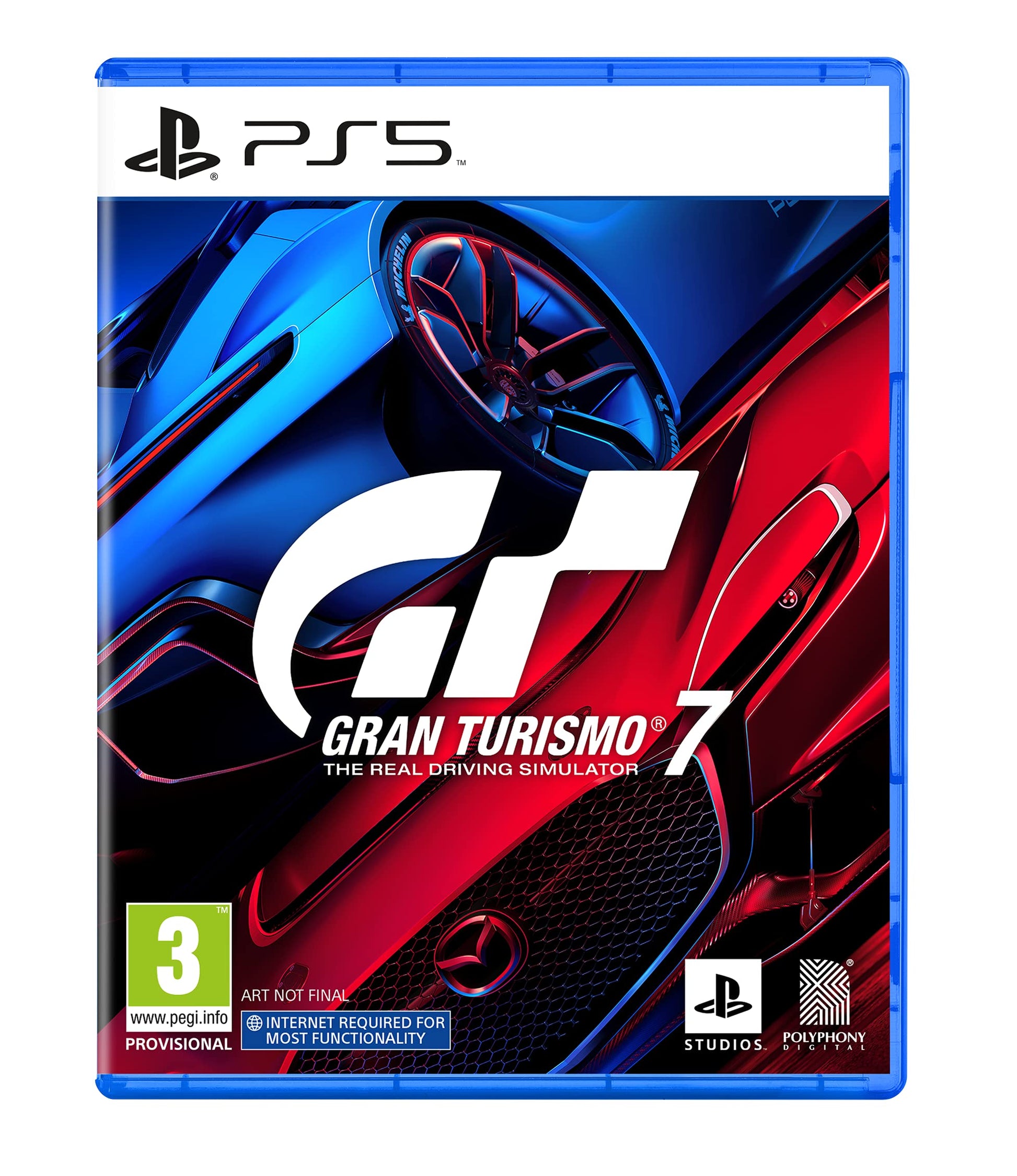 PlayStation Gran Turismo 7 for PS5 - Racing Game - Black - Model 0711719765592