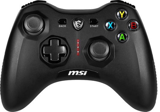 MSI Force GC30V2 Wireless Gaming Controller, Dual Vibration Motors, Dual Connection Modes, Interchangable D-Pads, Compatible wit