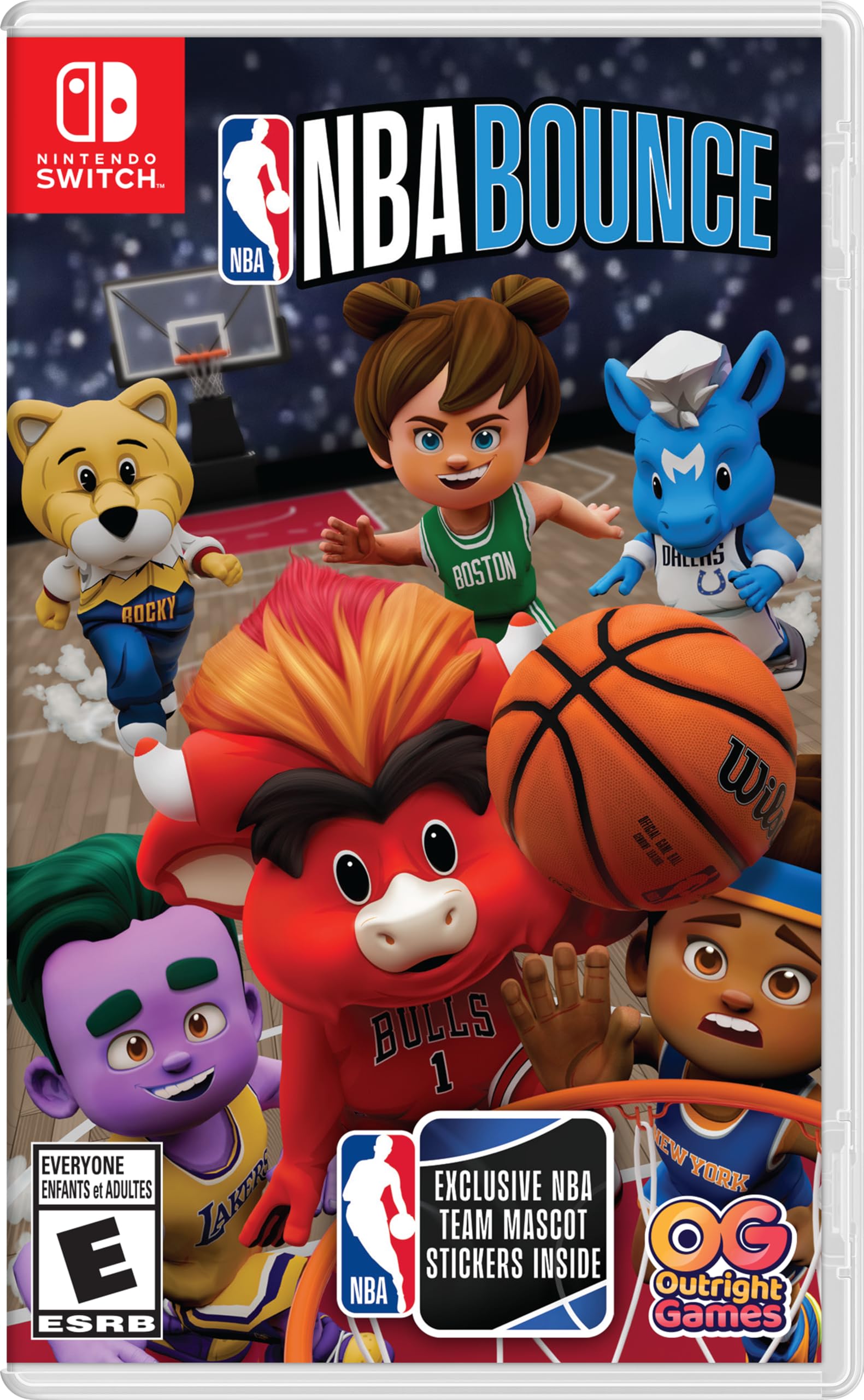 NBA BOUNCE - Nintendo Switch Amazon Exclusive with Sticker Sheet