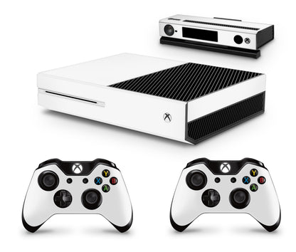 giZmoZ n gadgetZ GNG White Console Skin Decal Sticker & 2 Controller Skins for Xbox One & Kinect - GNG-XB-White-SKINS