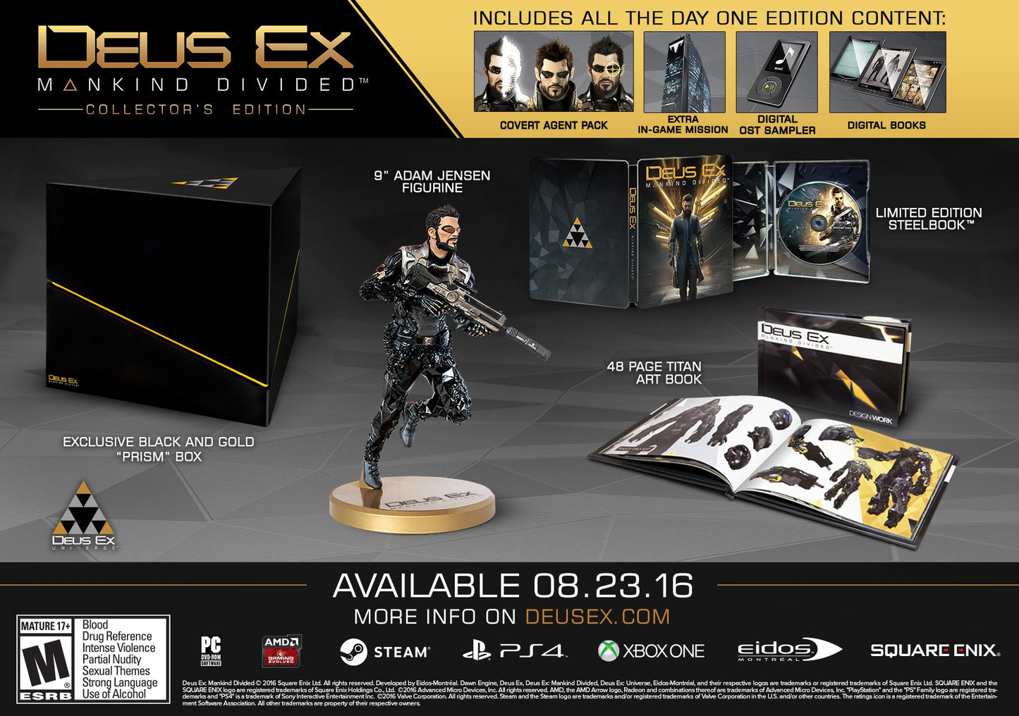 Deus Ex: Mankind Divided - Collectors Edition - Xbox One