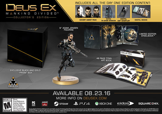 Deus Ex: Mankind Divided - Collectors Edition - Xbox One