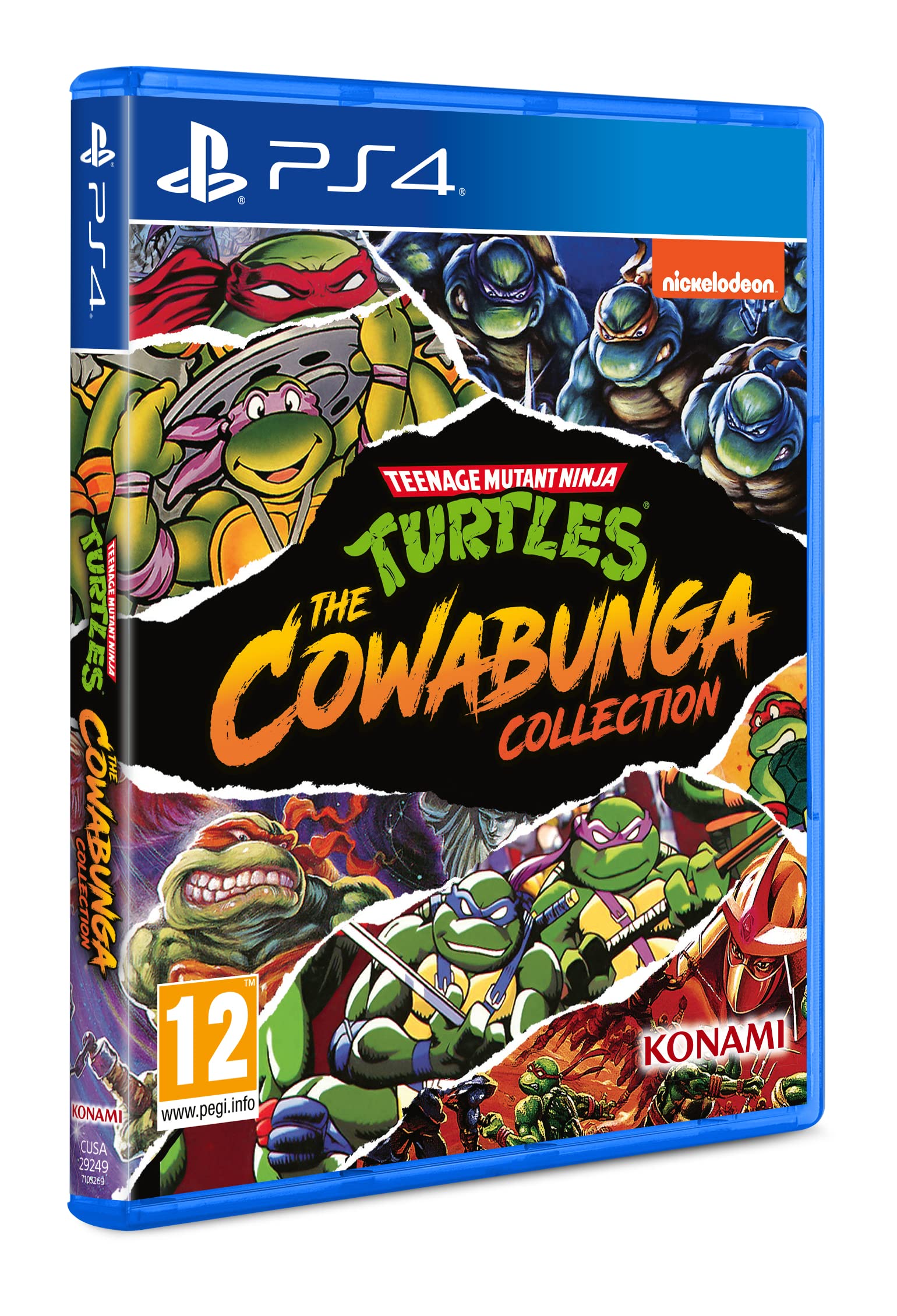 Konami Teenage Mutant Ninja Turtles: Cowabunga Collection (PS4) - Import Region Free, Model 4012927105337