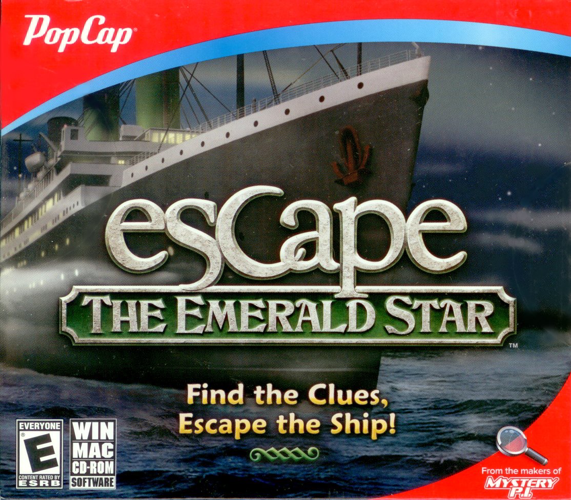 PopCap Escape The Emerald Star Game - Solve Clues & Escape the Ship! Model EES-11-00994