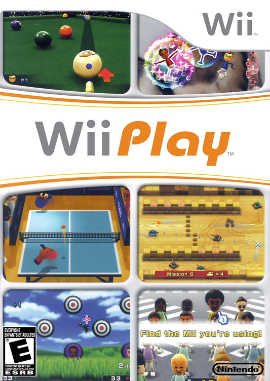 Nintendo Wii Play (Renewed) - Classic Family Game for Fun Multiplayer Action