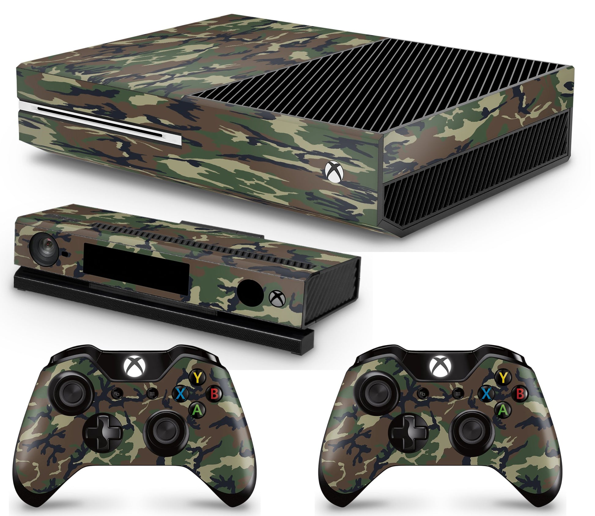 giZmoZ n gadgetZ GNG Camo Console Skin Decal + 2 Controller Skins for Xbox One - GNG-XB-CAMO-SKINS