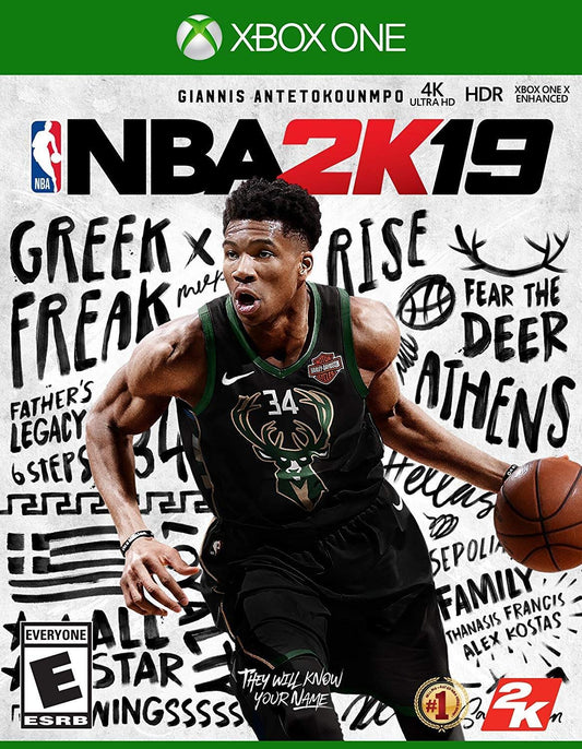 2K NBA 2K19 Video Game for Xbox One - Multi-Colored, Model 59050, No Size