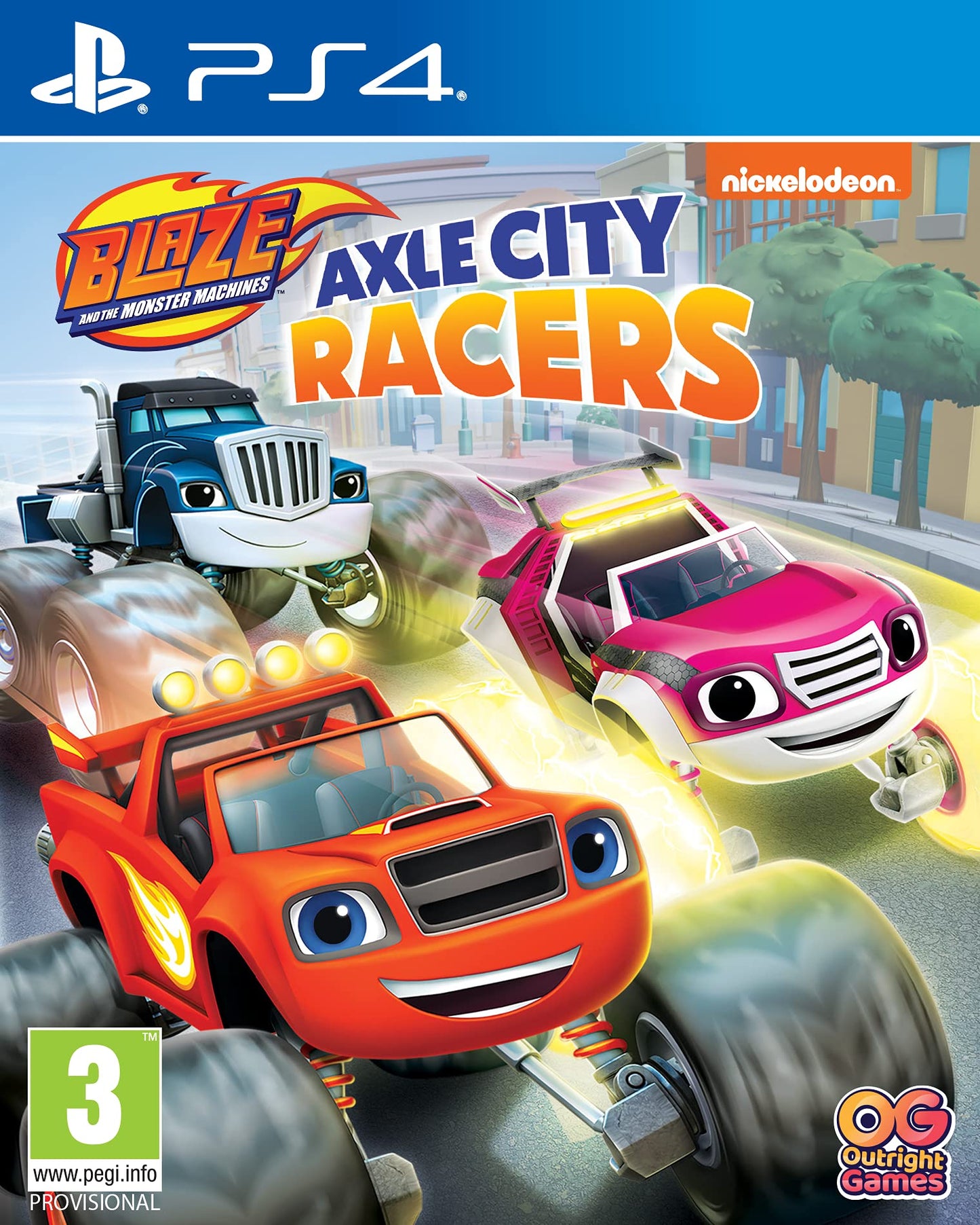 BANDAI NAMCO Entertainment Blaze and The Monster Machines: Axle City Racers (PS4) - Black, Model 114868