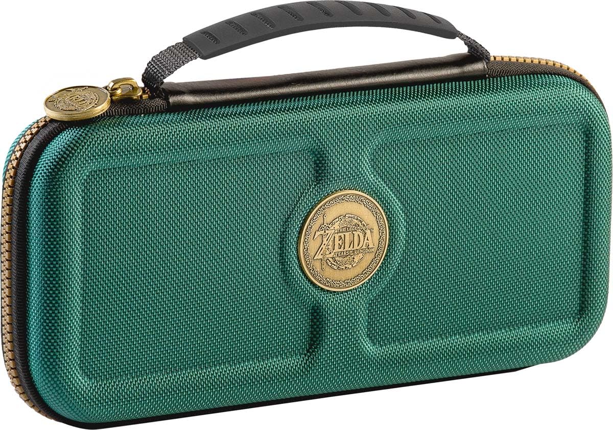Game Traveler Nintendo Switch Travel Case - Deluxe Design for Switch, Lite, OLED - Green Zelda - Model NNS40G