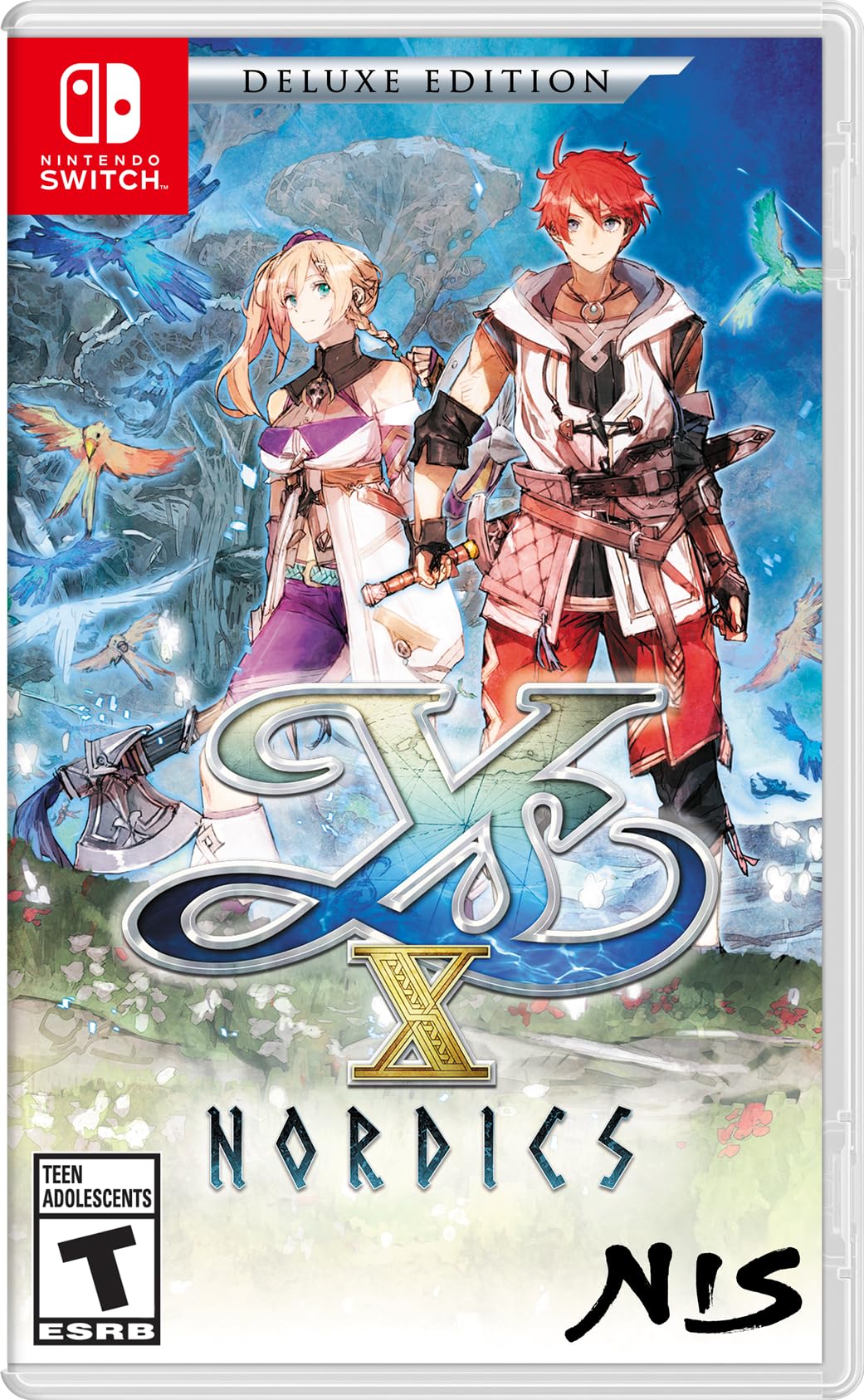 NIS America Ys X: Nordics Deluxe Edition for Nintendo Switch - Action RPG Adventure Game