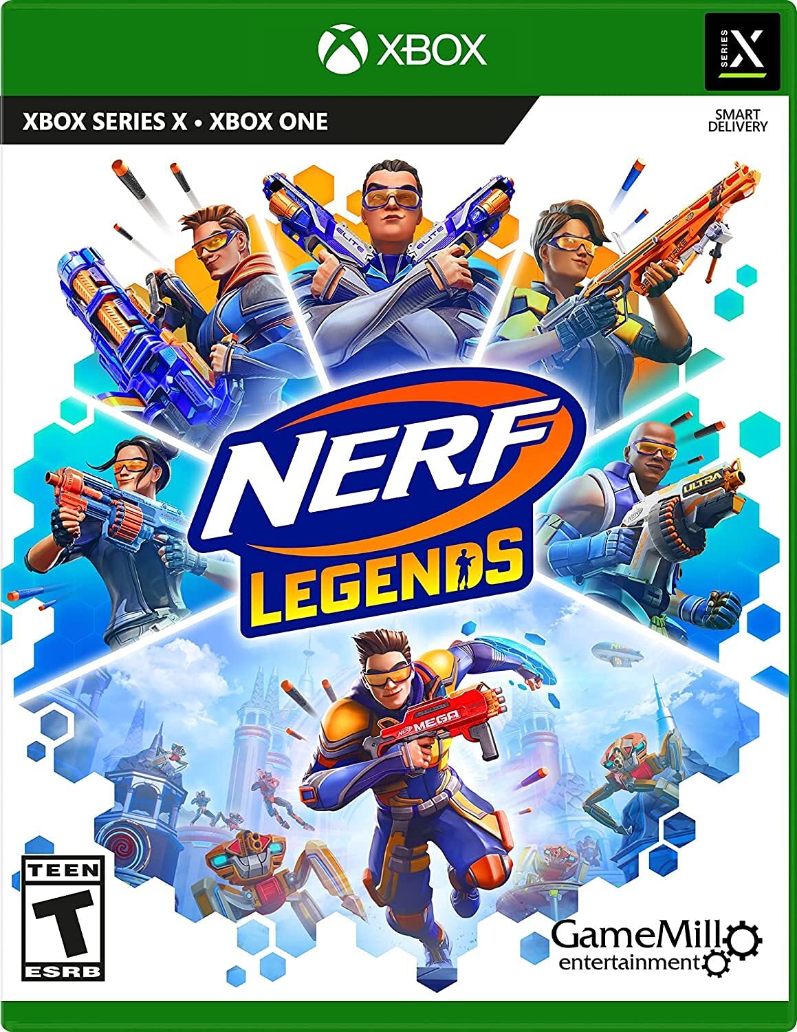 Game Mill Nerf Legends Video Game for Xbox One - Action-Packed Gameplay, Model 856131008596