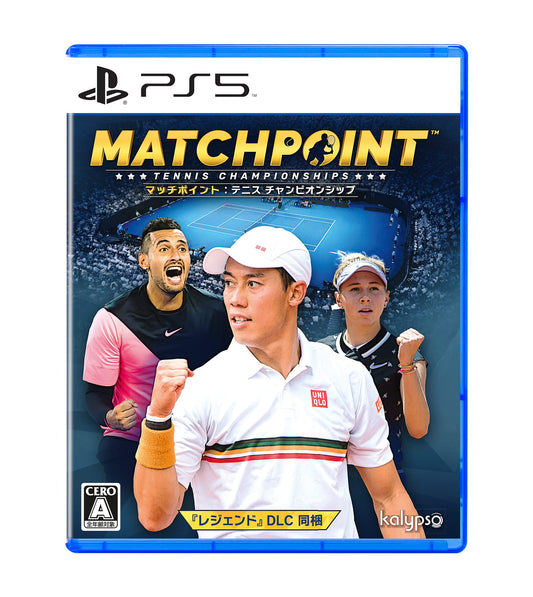 Match Point: Tennis Championship - PS5 (Permanently Enclosed Bonus) Legend DLC Enclosed)