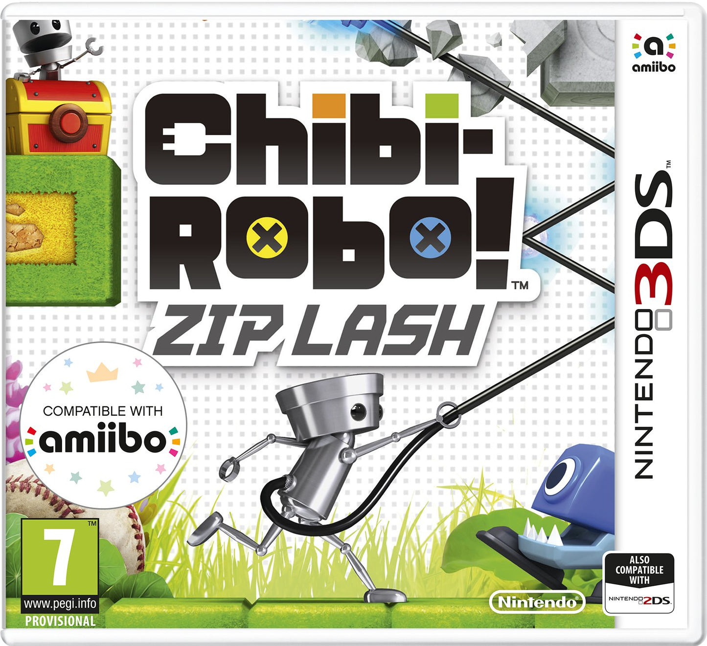 Nintendo Chibi-Robo! Zip Lash Game for Nintendo 3DS - Model 164989 - Action-Adventure Platformer