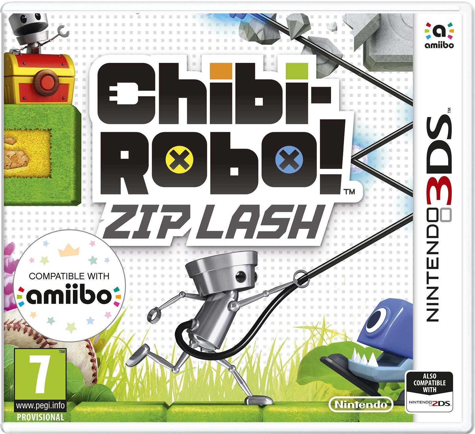 Nintendo Chibi-Robo! Zip Lash Game for Nintendo 3DS - Model 164989 - Action-Adventure Platformer