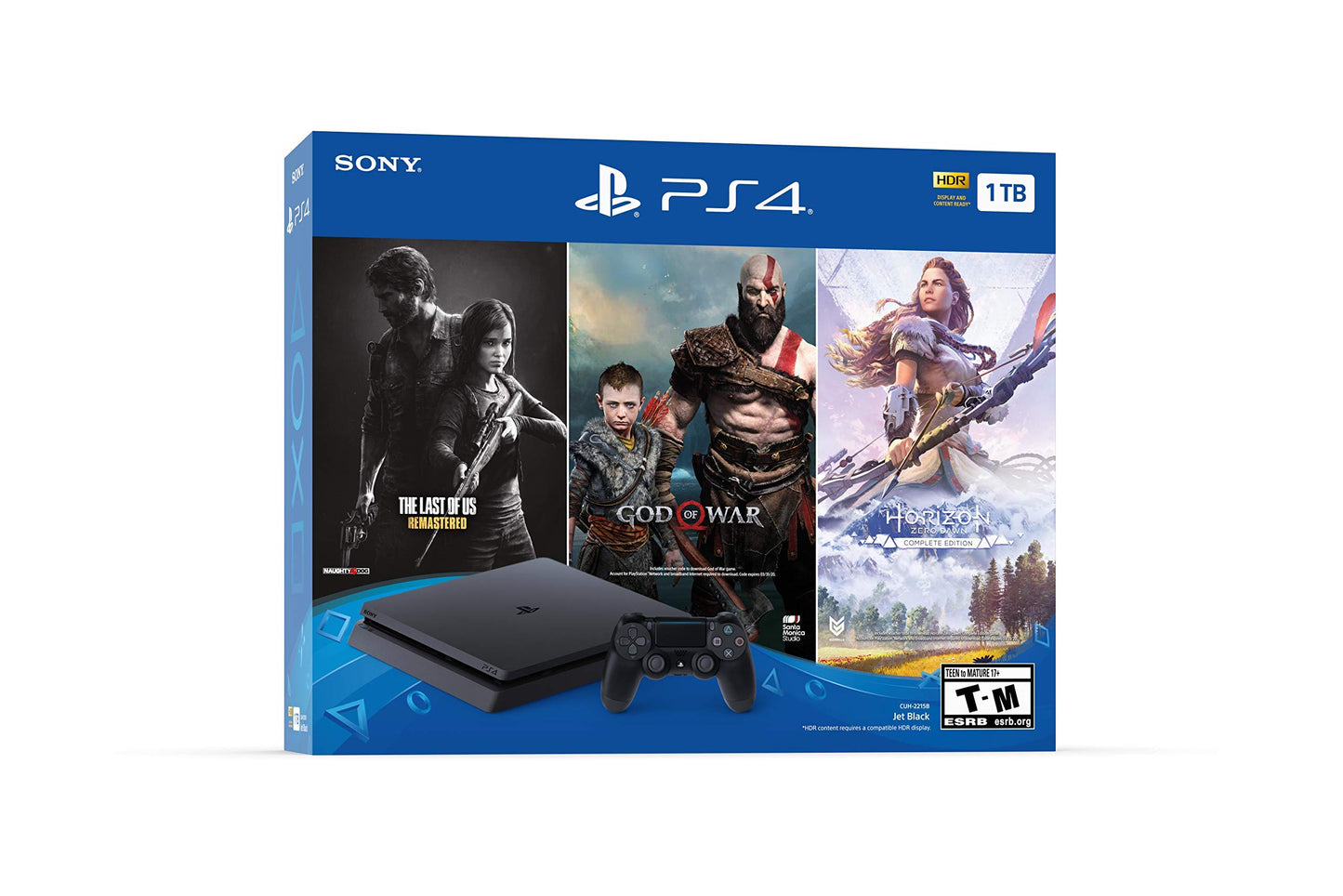 PlayStation 4 Slim 1TB Console - Only On PlayStation Bundle (refurbished) [video game]