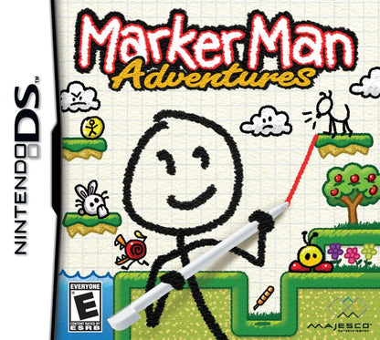 Majesco Marker Man Adventures - Nintendo DS Game, Model 1562, Family-Friendly Fun
