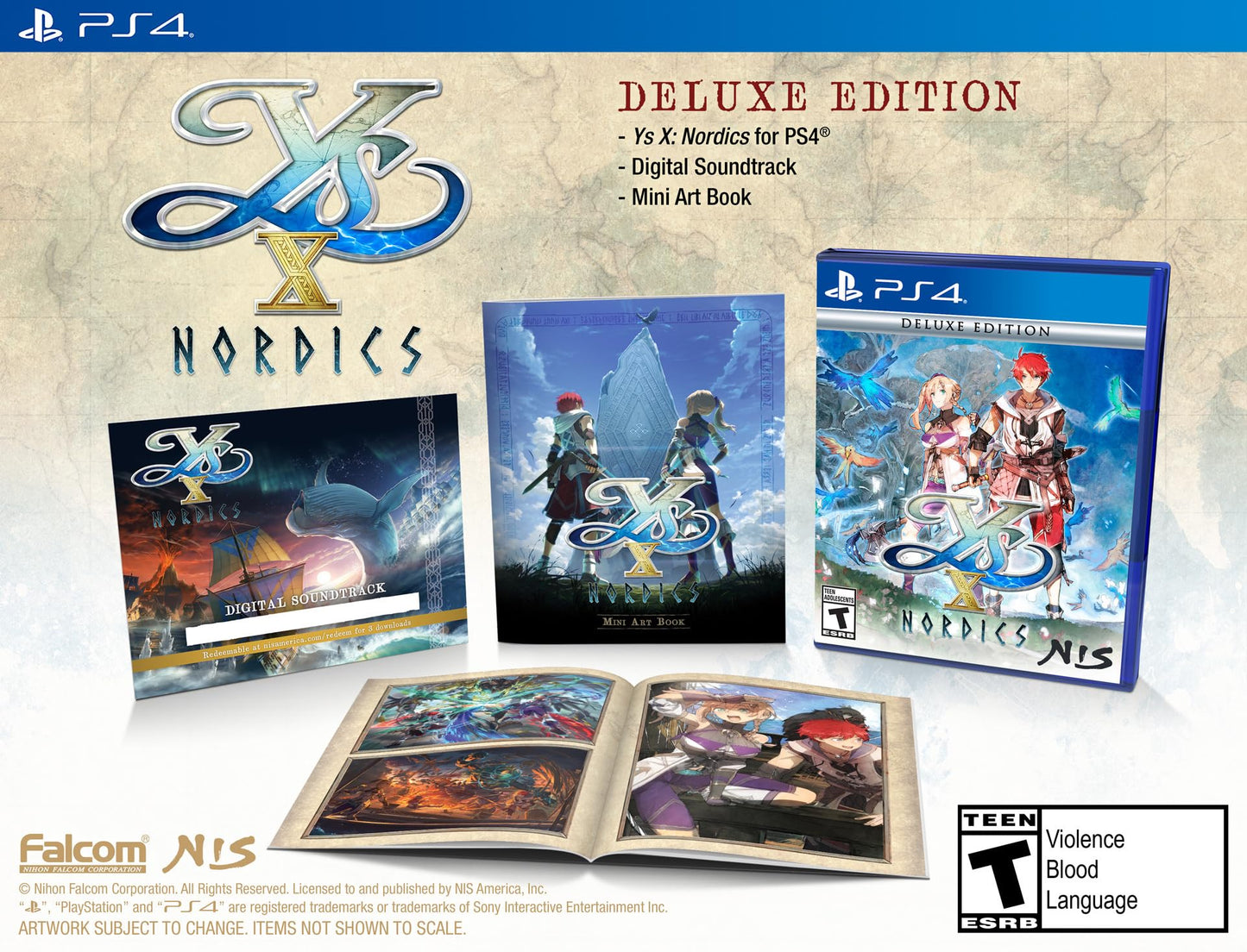 NIS America Ys X: Nordics Deluxe Edition - PlayStation 4 Game