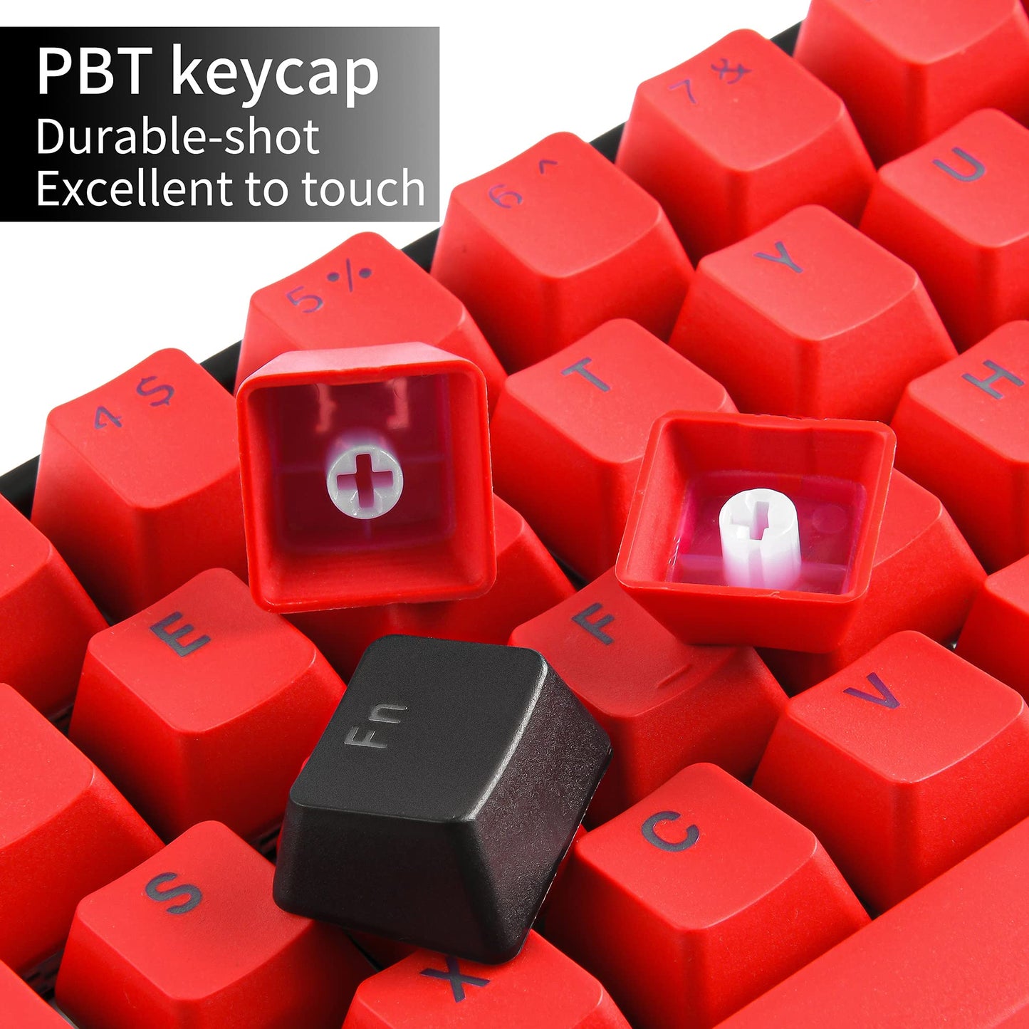 Guffercty Kred GTSP Gk61 SK61 60% Mechanical Keyboard, Hot Swappable, RGB Backlit, Gateron Optical Yellow-Milan