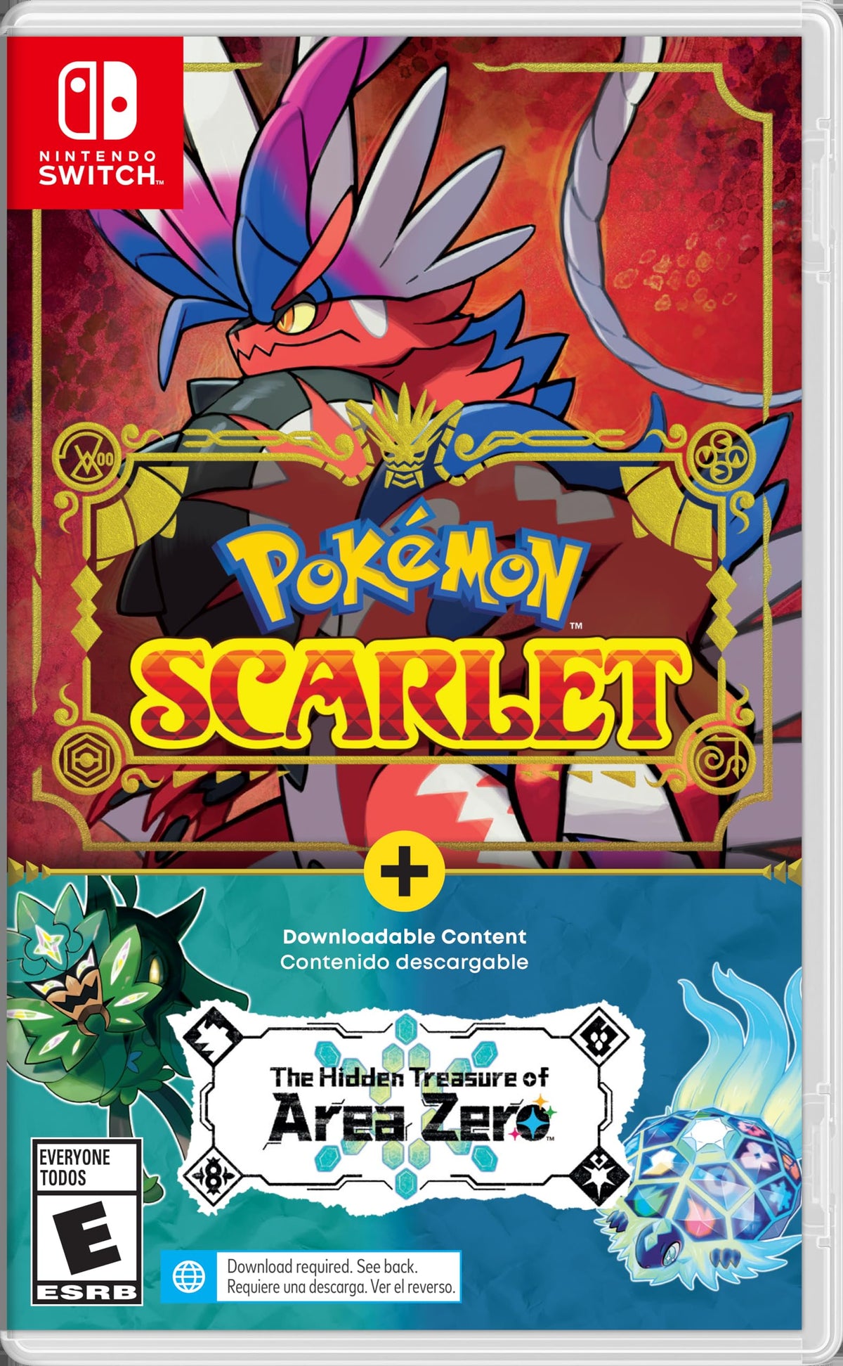 Pok?mon Scarlet + The Hidden Treasure of Area Zero Bundle (Game+DLC) - US Version
