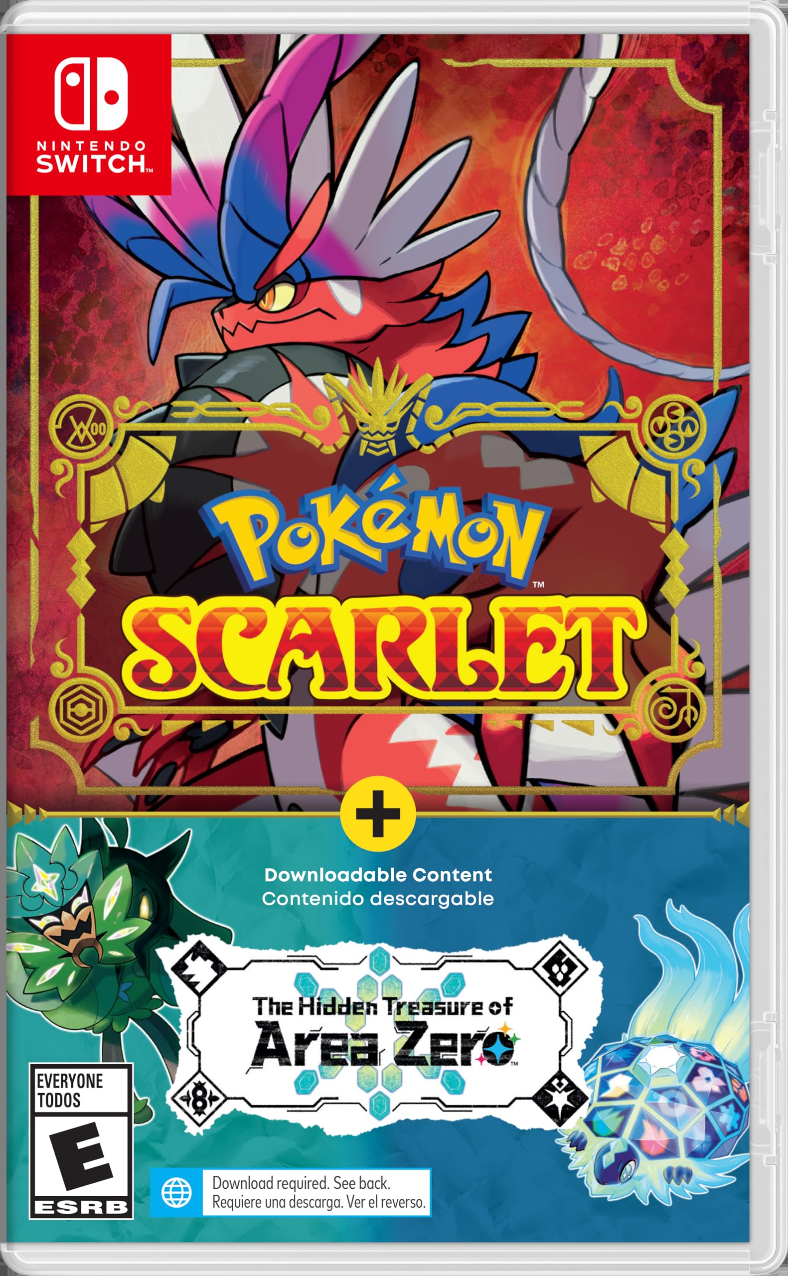 Pok?mon Scarlet + The Hidden Treasure of Area Zero Bundle (Game+DLC) - US Version