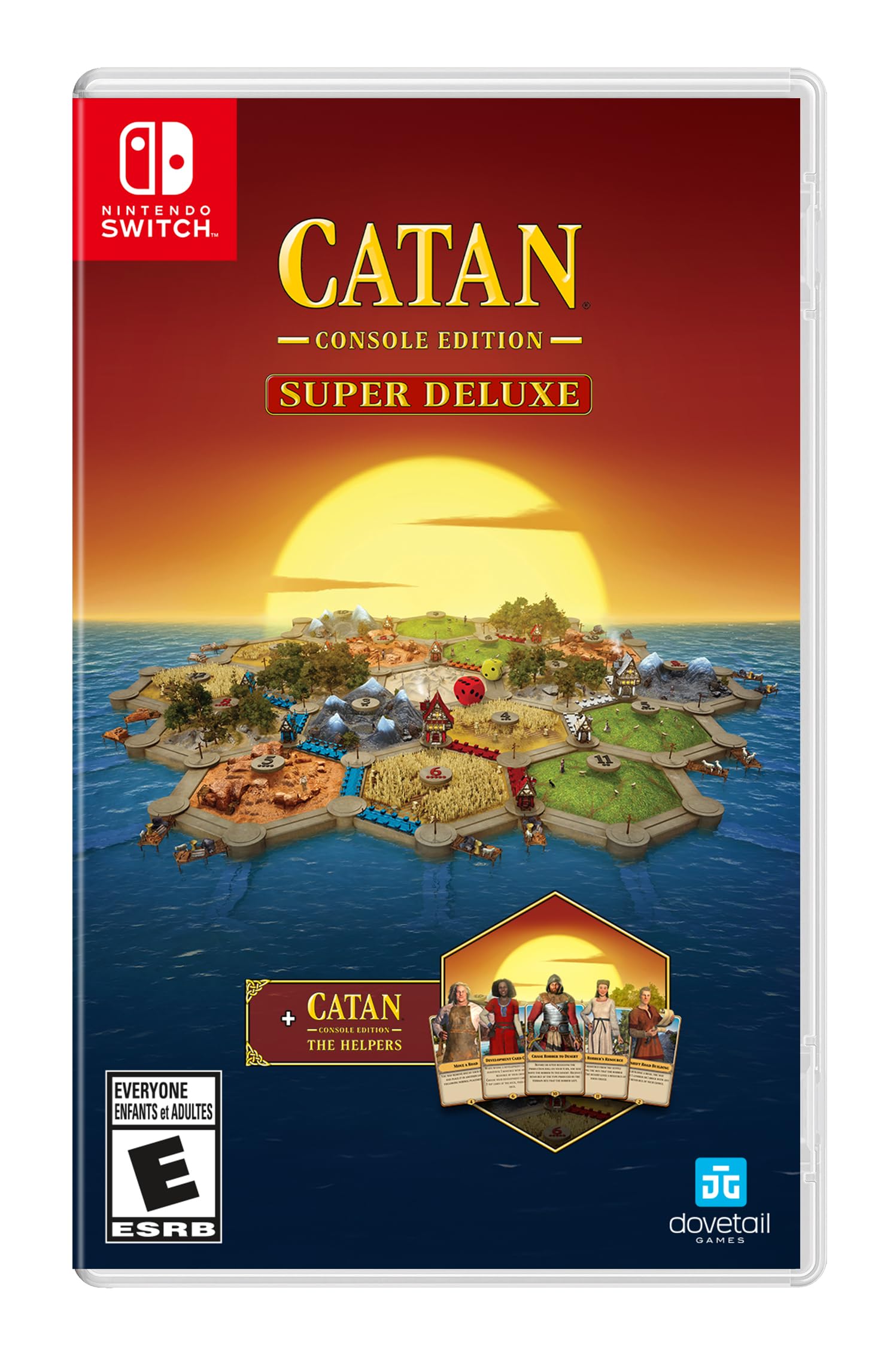 Catan Super Deluxe Edition Nintendo Switch (Renewed)