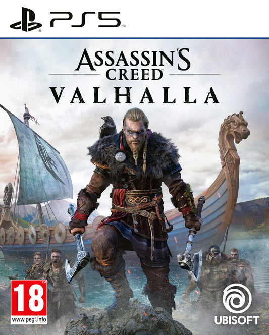 Ubisoft Assassins Creed Valhalla PS5 Game - Model 300117064 - Black